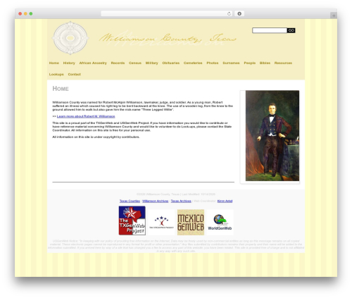 williamson theme WordPress - williamsoncotx.com