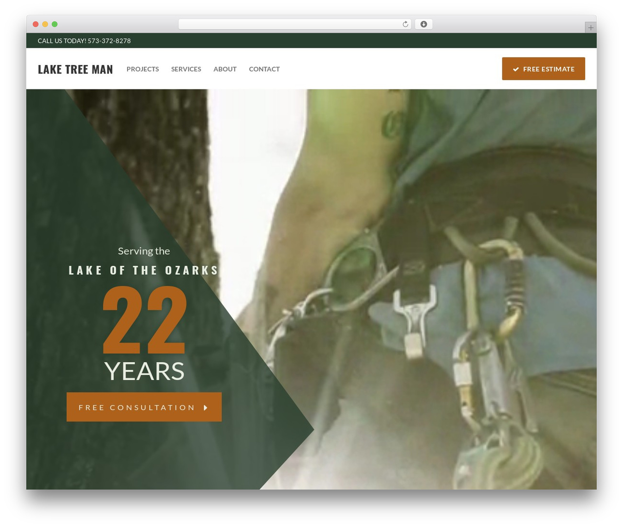 WordPress theme Customify - laketreeman.com