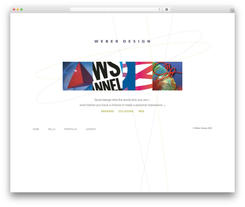 WordPress theme Profy - weberdesign.com