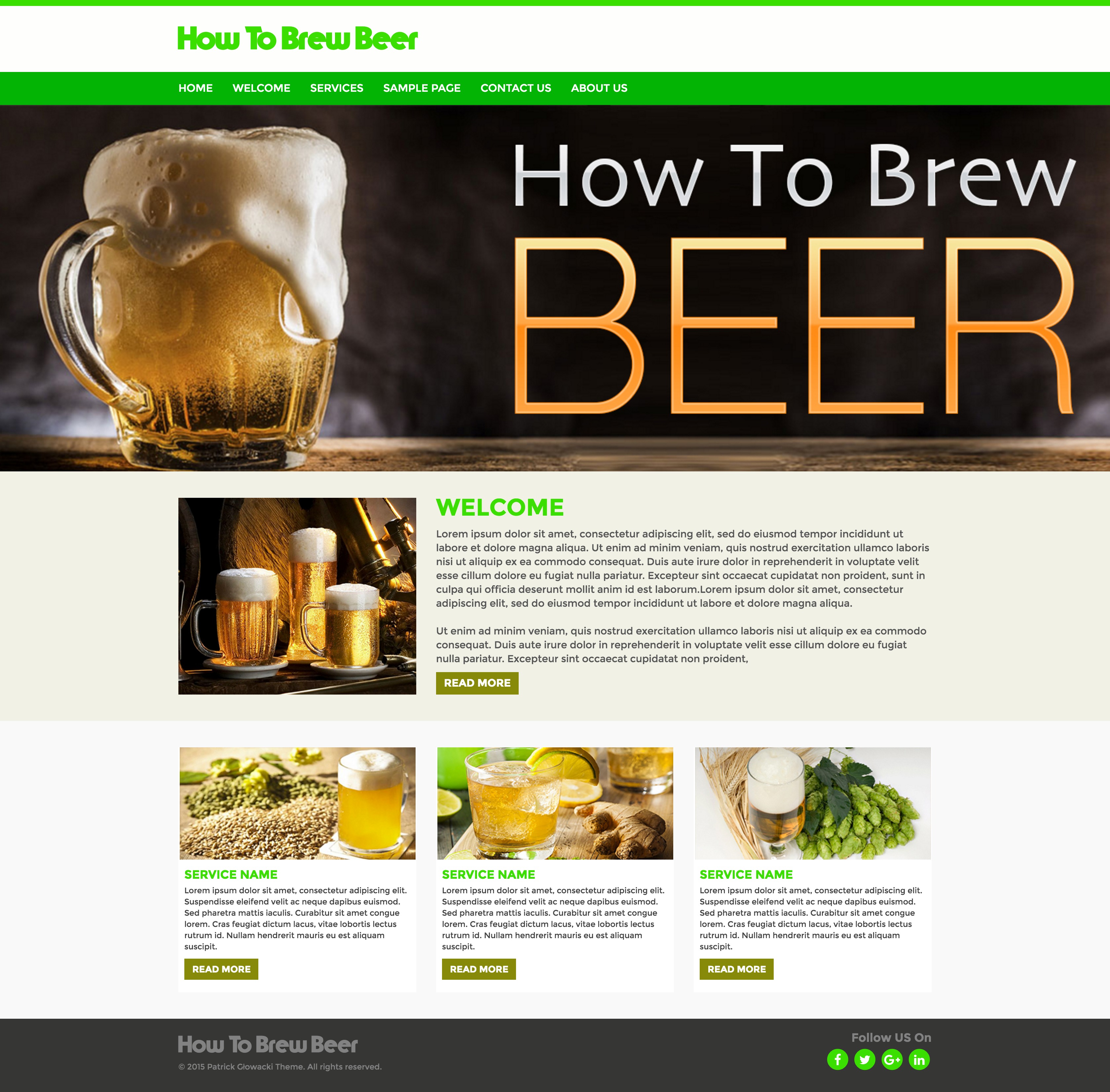 WordPress theme Theme6