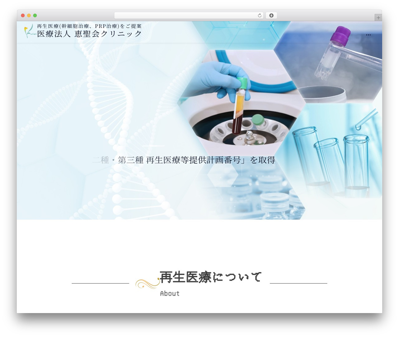 WordPress theme 医療法人 恵聖会クリニック - k-antiaging.com