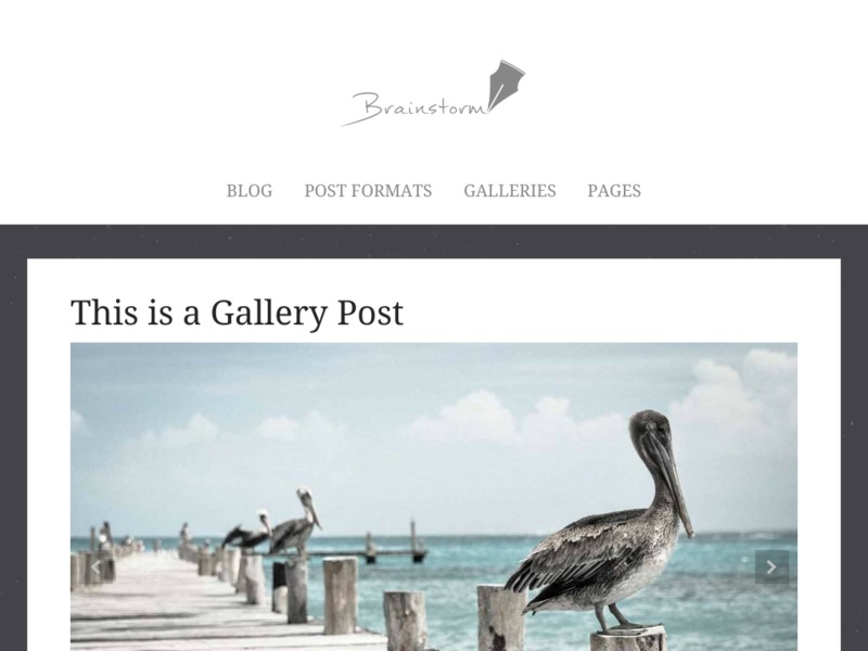 WordPress theme Brainstrom by 7Theme.net