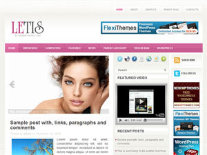 WordPress theme Letis WordPress theme Letis
