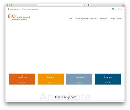 WordPress theme Starter Theme - Ad360 - mitteconsult.com