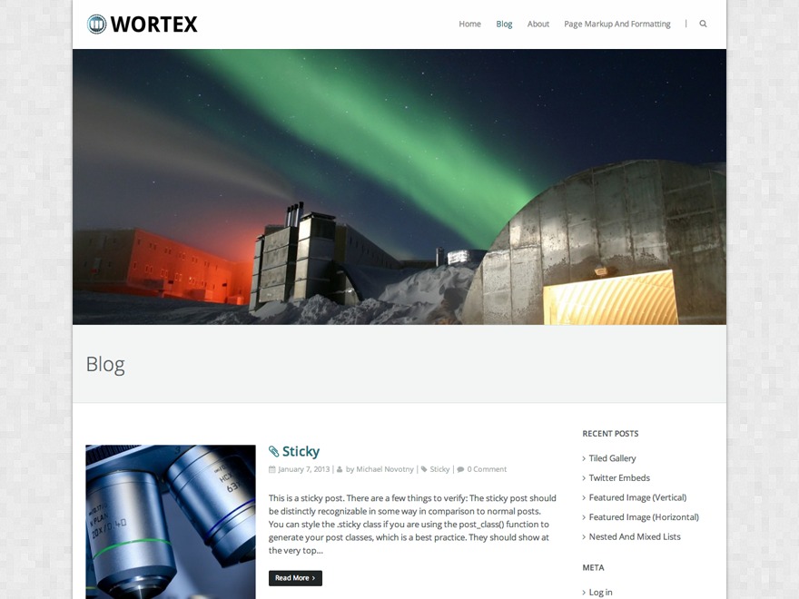 Wortex Lite free WordPress theme Wortex Lite free WordPress theme