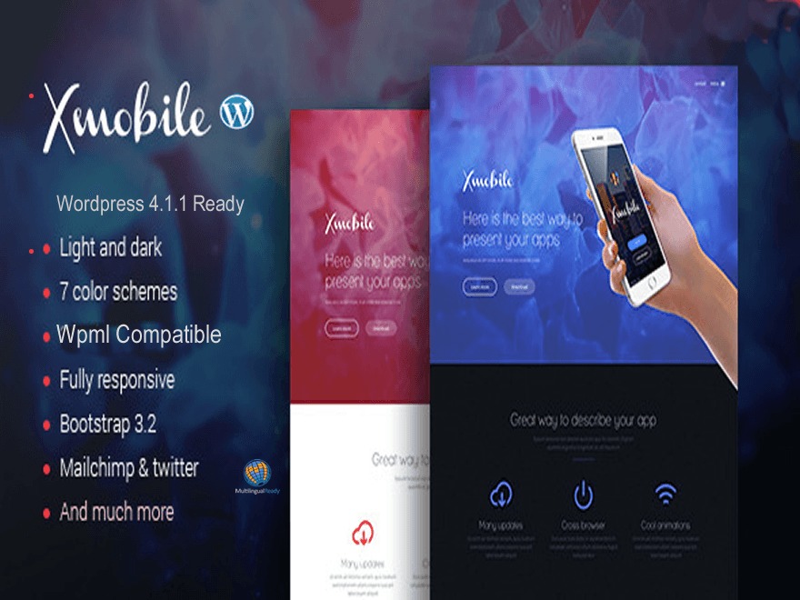 Xmobile WordPress theme
