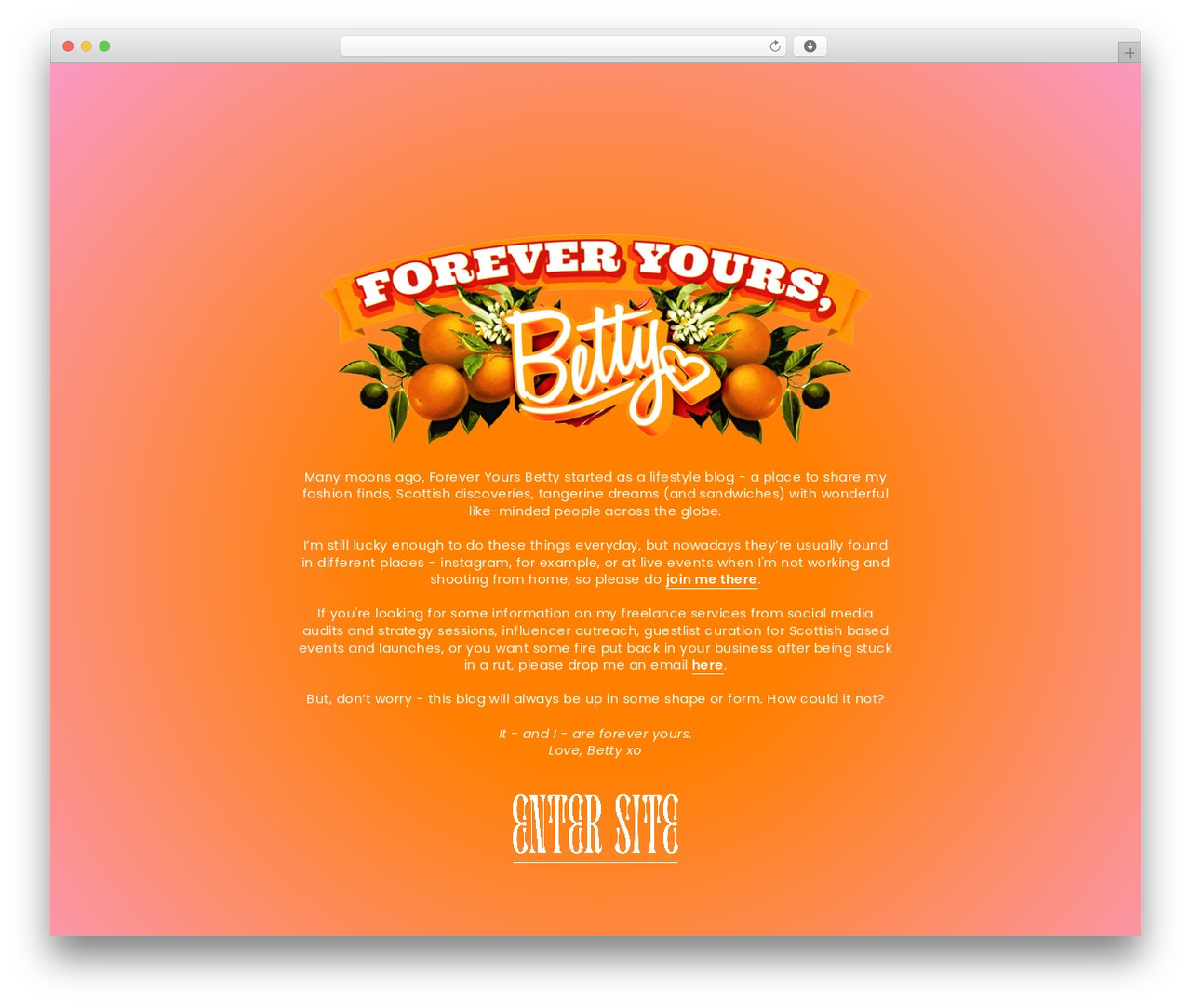 Ashley theme WordPress - foreveryoursbetty.com