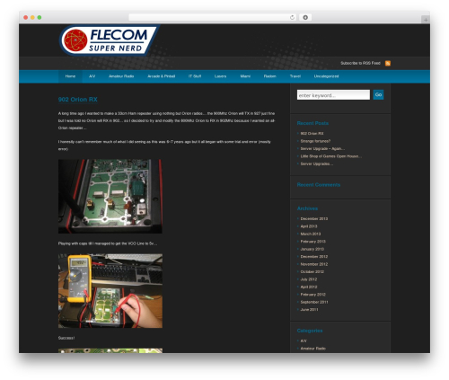deCoder WordPress theme - flecom.net
