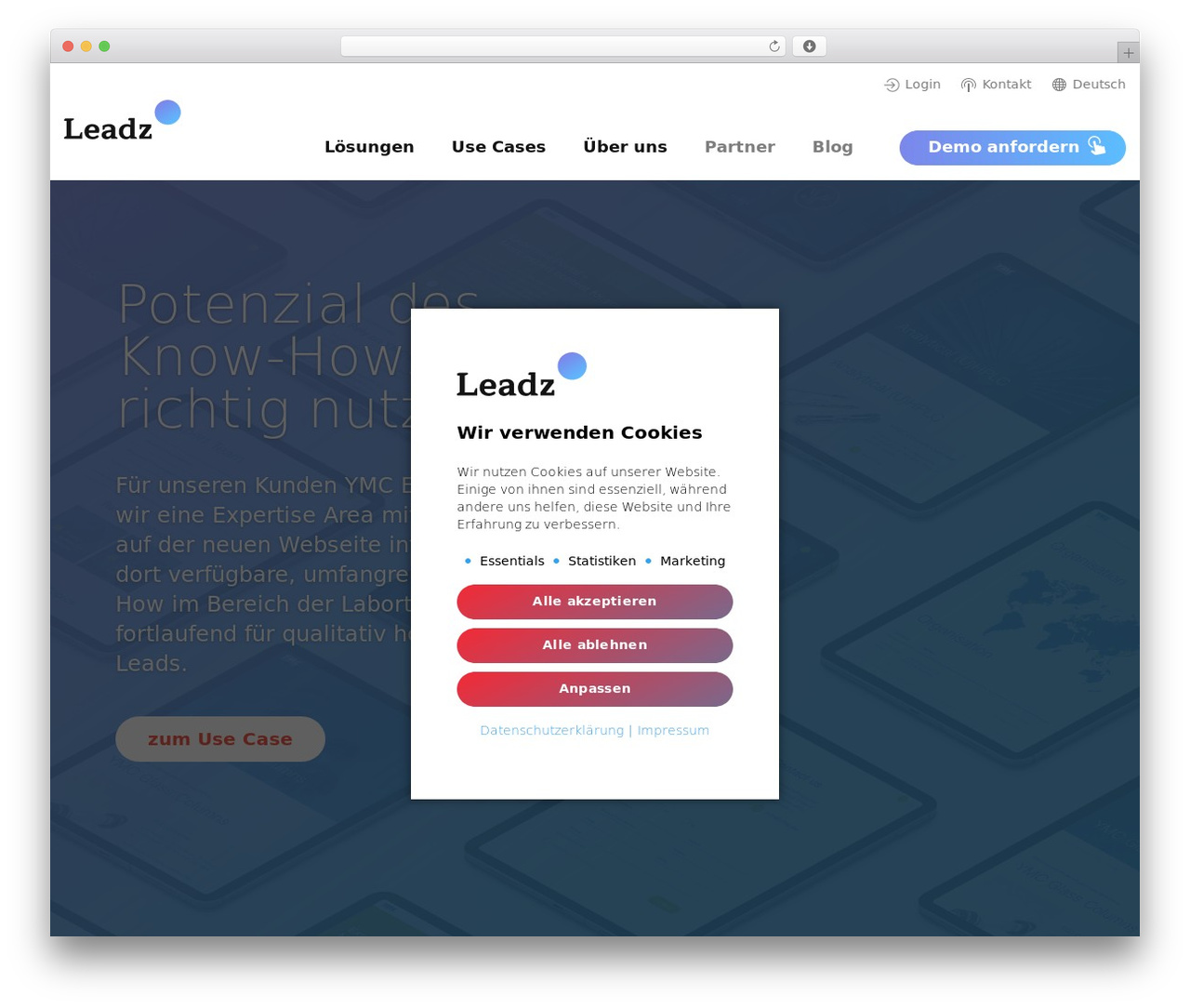 Divi WordPress theme - leadz.de