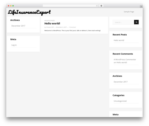 Donna WordPress theme - lifeisuranceexpert.com