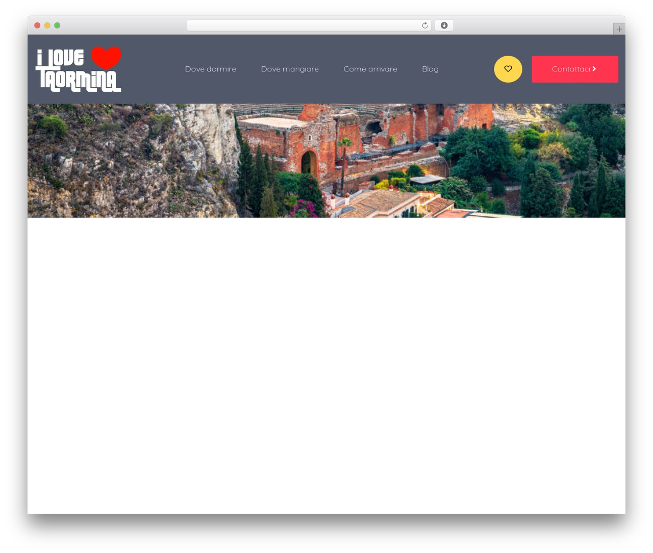 Hello Elementor theme WordPress - ilovetaormina.it