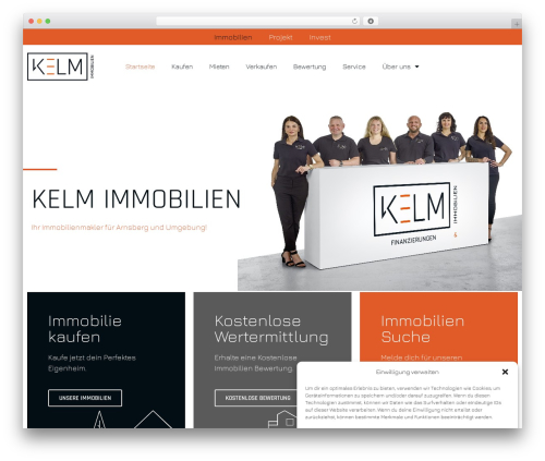 Free Property Valuation (Lead Generator) / Kostenlose Immobilienbewertung (kostenlose-immobilienbewertung-lead-generator) free WordPress plugin - kelm-immobilien.de