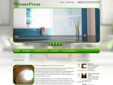 HomePress WordPress theme