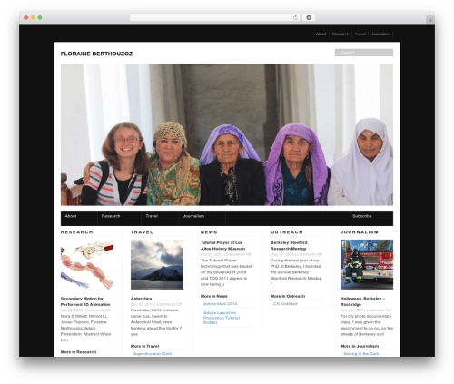 Modularity WP theme - floraine.org