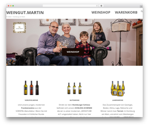 Optimizer PRO WordPress theme - weingut-martin.de