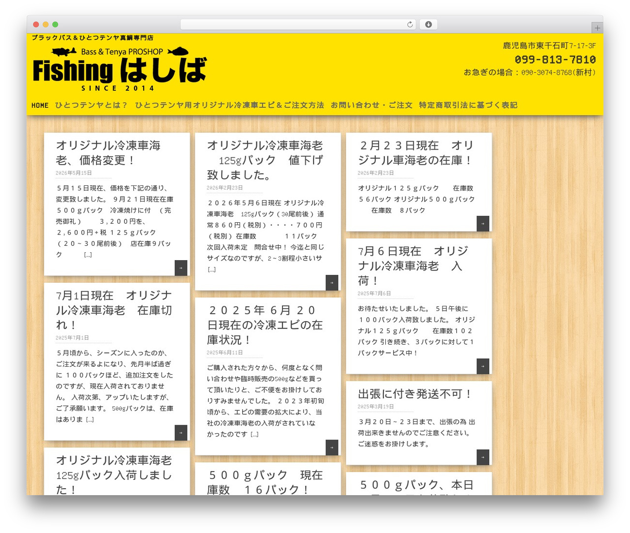 Pinbin WordPress theme - f-hashiba.com
