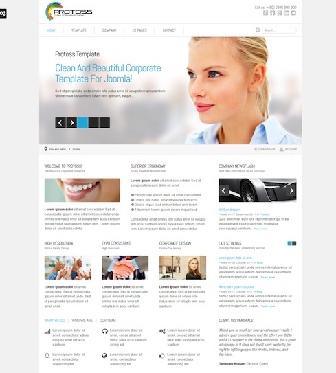 Protoss Theme WordPress theme by Dan Partac