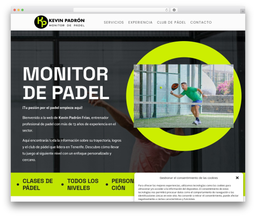 Theme WordPress Divi - kevinpadronpadel.com