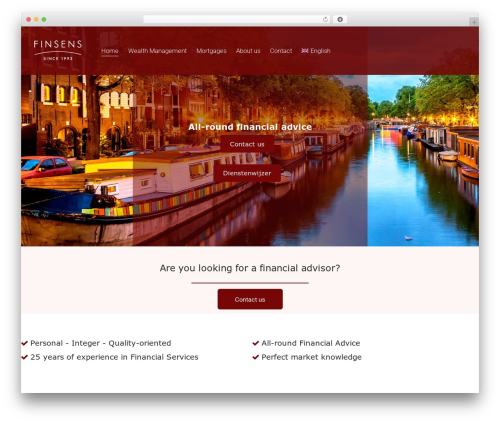 WordPress theme Best4u Framework - finsens.nl