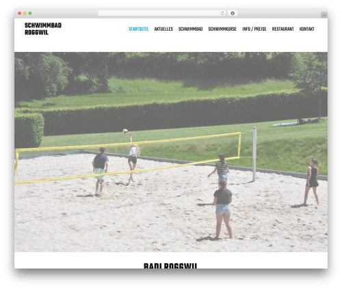 WordPress website theme agenturTHEME - badi-roggwil.ch