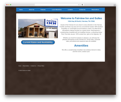 WP theme Responsive Pro - fairviewinnsuites.com
