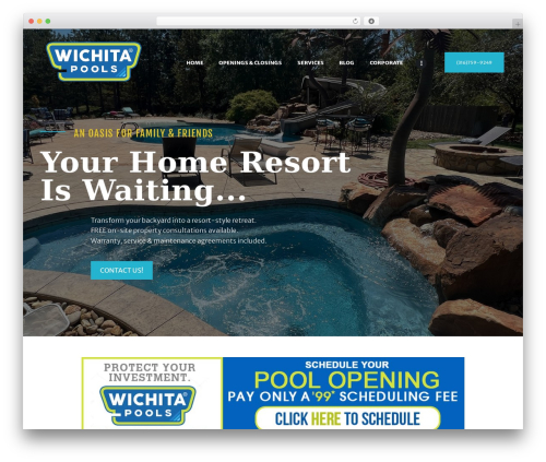 WP theme Bassein - wichitapools.com