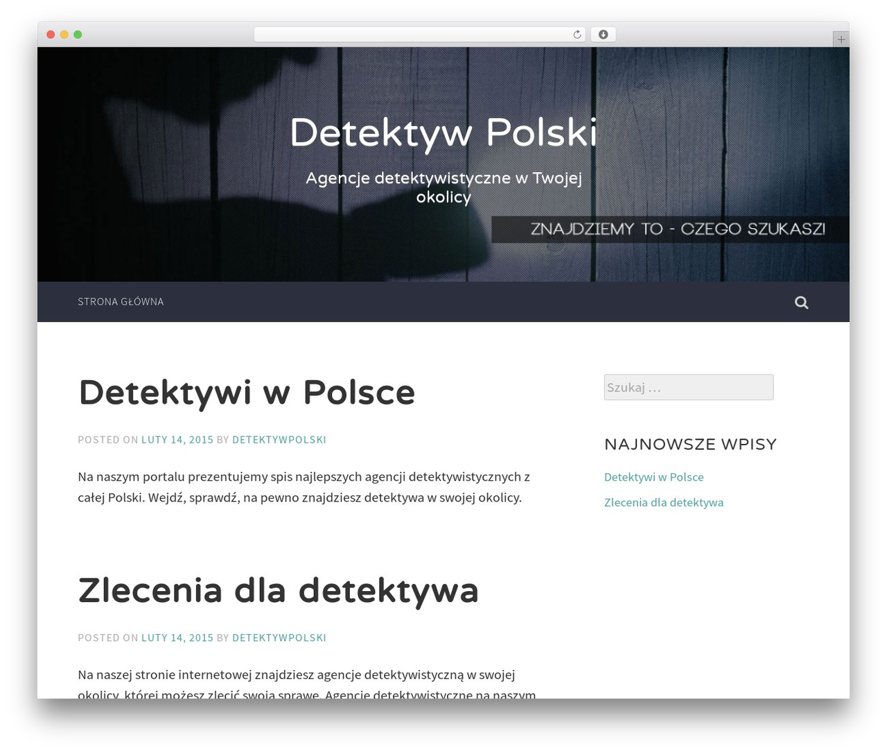 Accent WordPress theme - detektywpolski.pl Accent WordPress theme - detektywpolski.pl