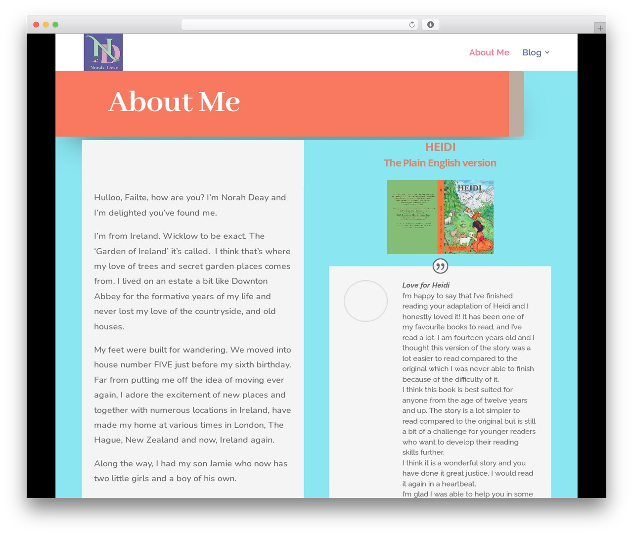 Divi WordPress theme - norahdeay.com Divi WordPress theme - norahdeay.com