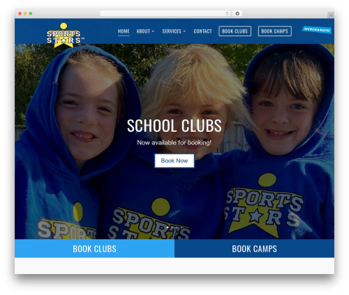 Divi WordPress theme - sportsstarsuk.com