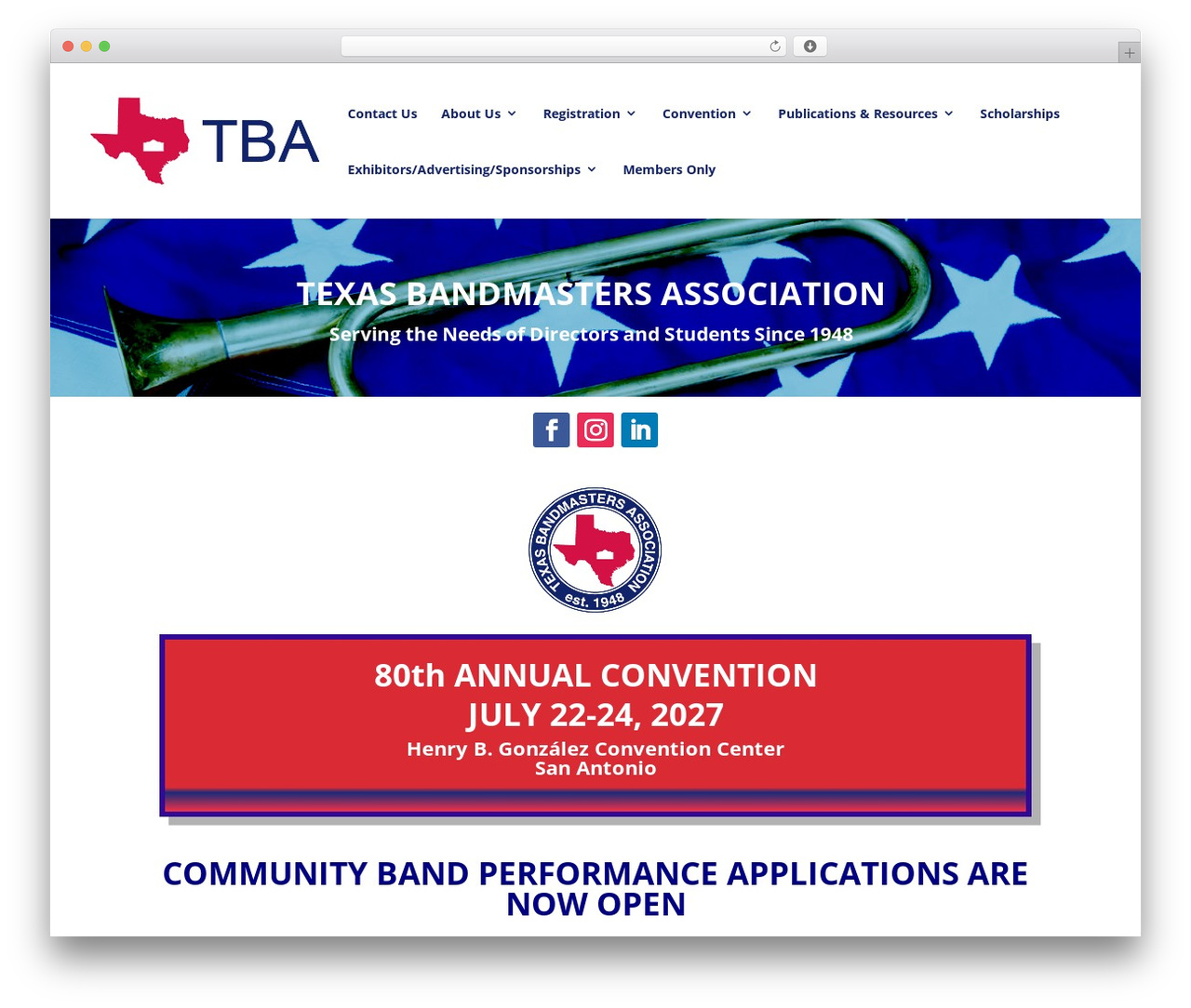 Divi WP theme - texasbandmasters.org Divi WP theme - texasbandmasters.org