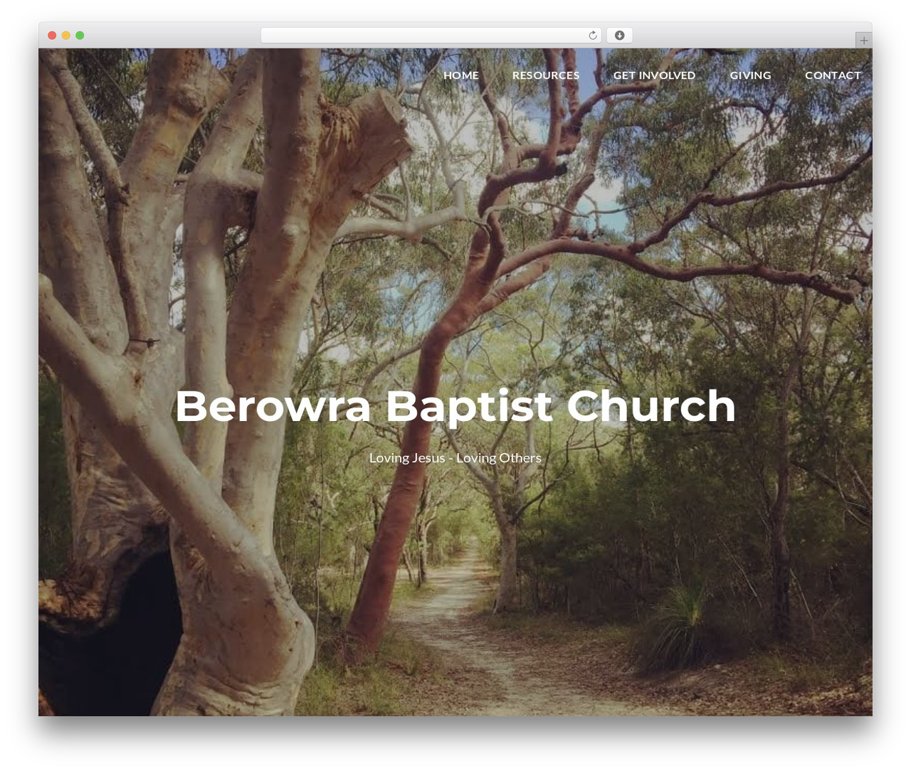 Emphasis premium WordPress theme - berowrabaptist.org.au