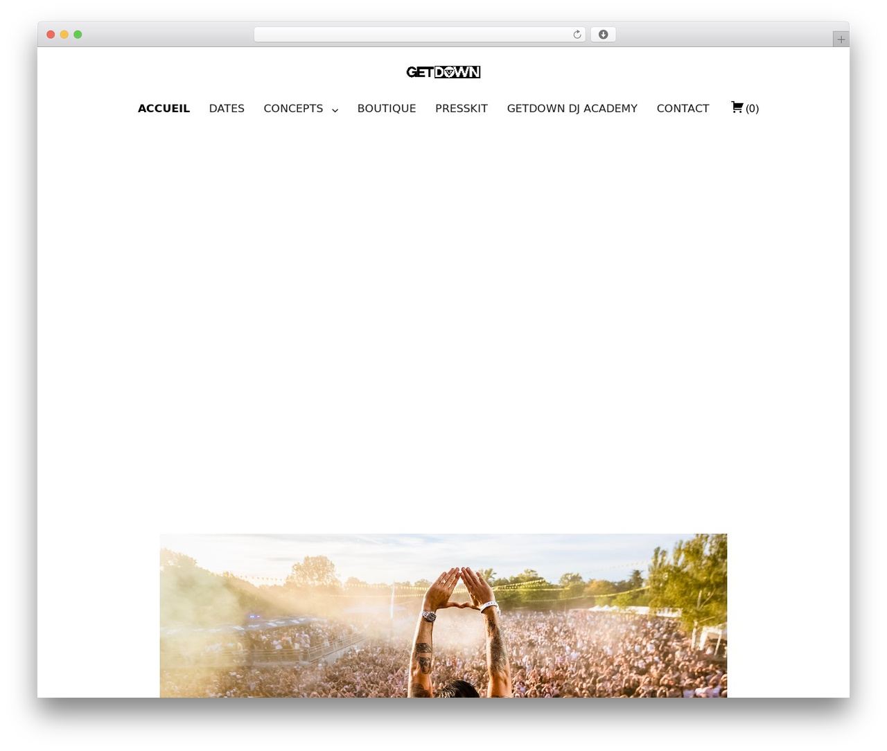 GetDown WordPress theme - djgetdown.com