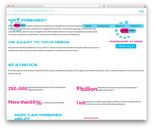 LadiLab WordPress theme design - wisemedservices.com.au