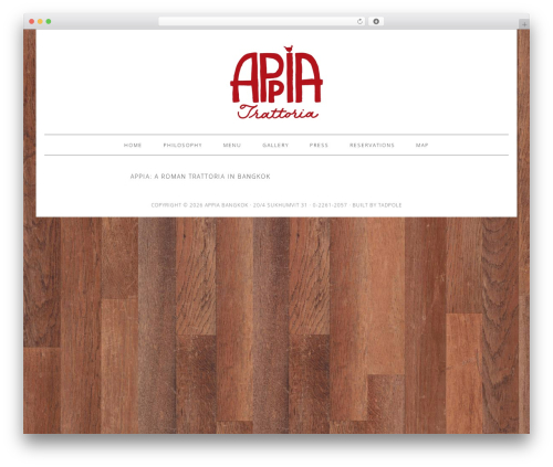 Theme WordPress Appia Theme - dev.appia-bangkok.com