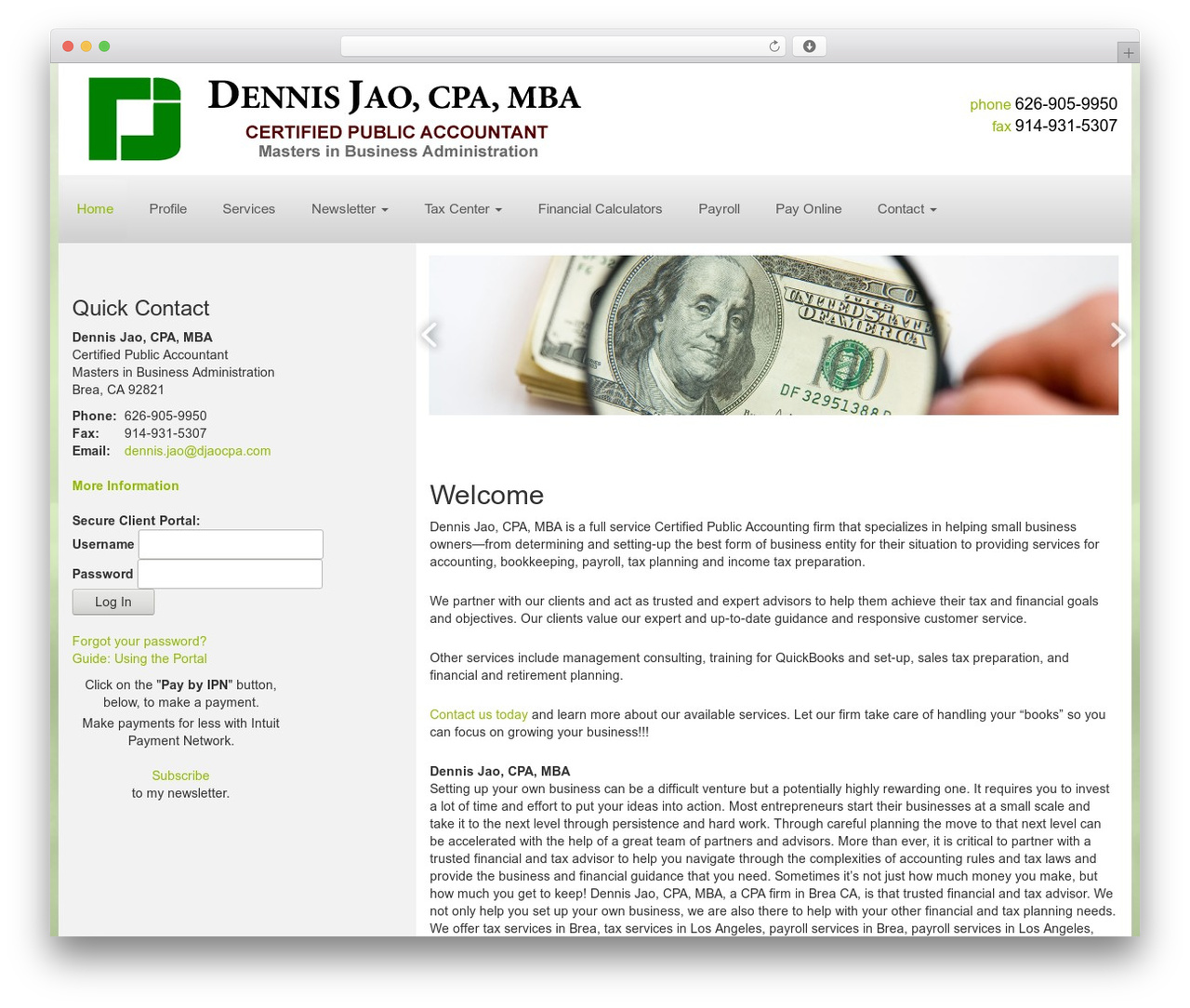 Theme WordPress Customized4 - djaocpa.com