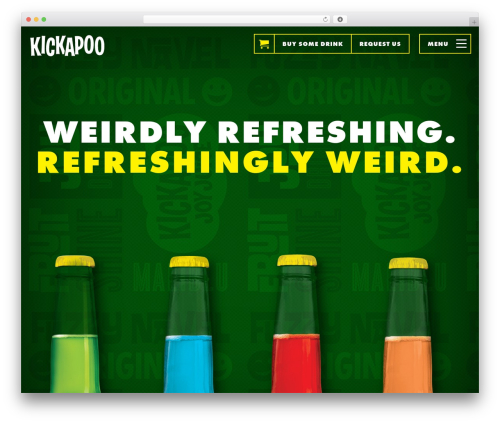 Theme WordPress Kickapoo Joy Juice - 2016 - drinkkickapoo.com