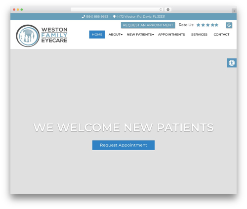 Theme WordPress Parent Theme - westonfamilyeyecare.com