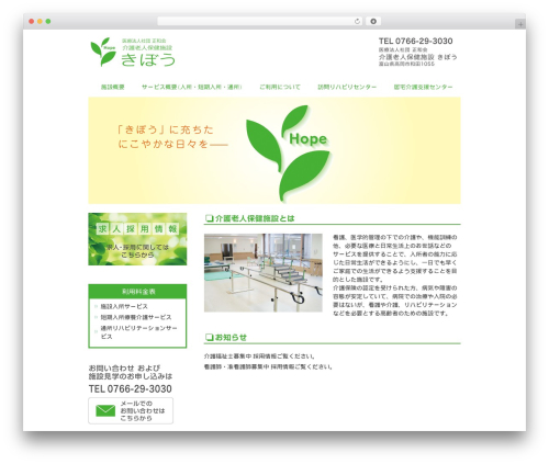 theme456 WordPress theme - kibou-takaoka.com