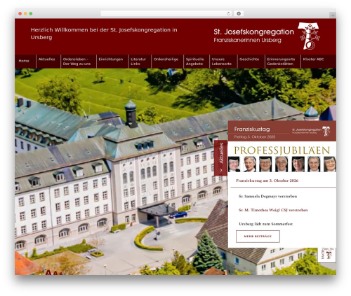 WordPress theme Divi - st-josefskongregation-ursberg.de