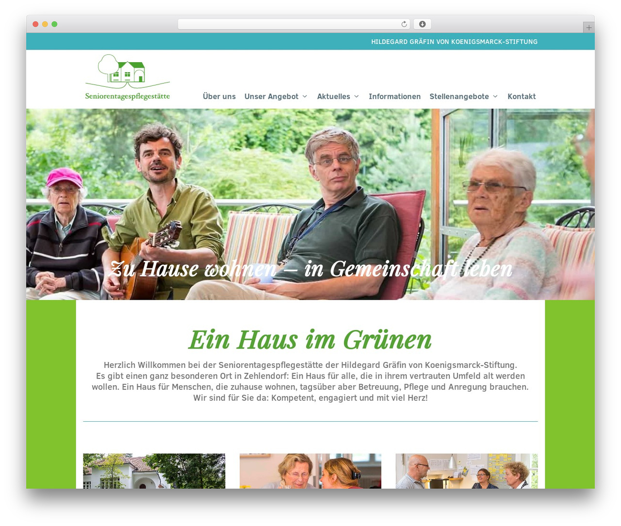 WordPress theme GeneratePress - seniorentagespflegestaette.de
