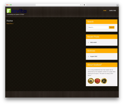 WordPress website theme Interior Lite - lasjacarandas.org