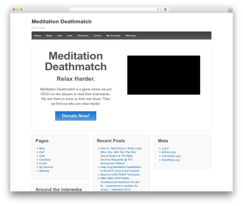 Social WordPress plugin - meditationdeathmat.ch