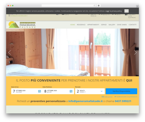 Amber WordPress theme - panoramafalcade.it