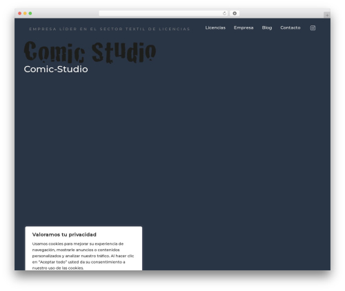 Anders WordPress theme - comic-studio.com