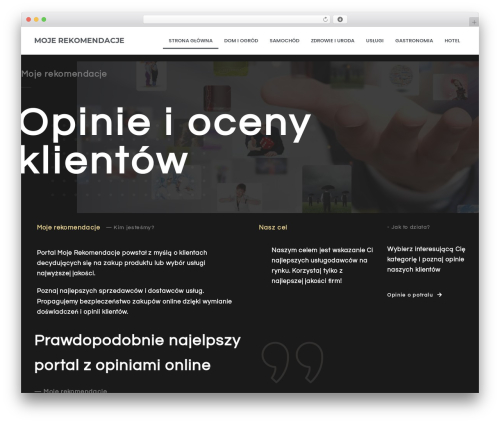 Customizr Pro WordPress theme - mojerekomendacje.pl