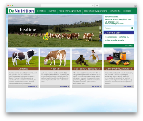 DaNutrition Theme WordPress theme - danutrition.ro