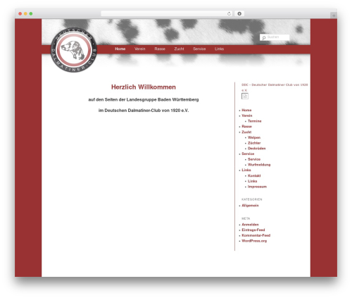 DDC 2012 WordPress theme - dalmatinerclub.de
