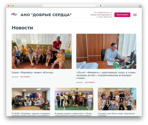 Kandinsky best WordPress theme - dobrye-serdca.ru