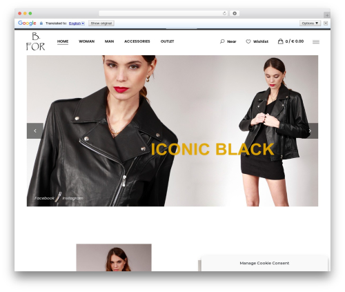 Onea WordPress theme - bforabbigliamento.it