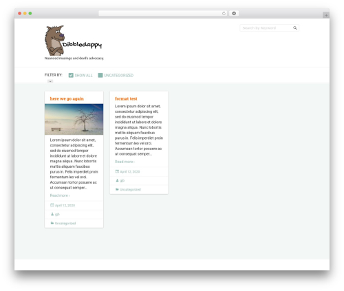 Sampression Lite WordPress theme - dibbledappy.com Sampression Lite WordPress theme - dibbledappy.com